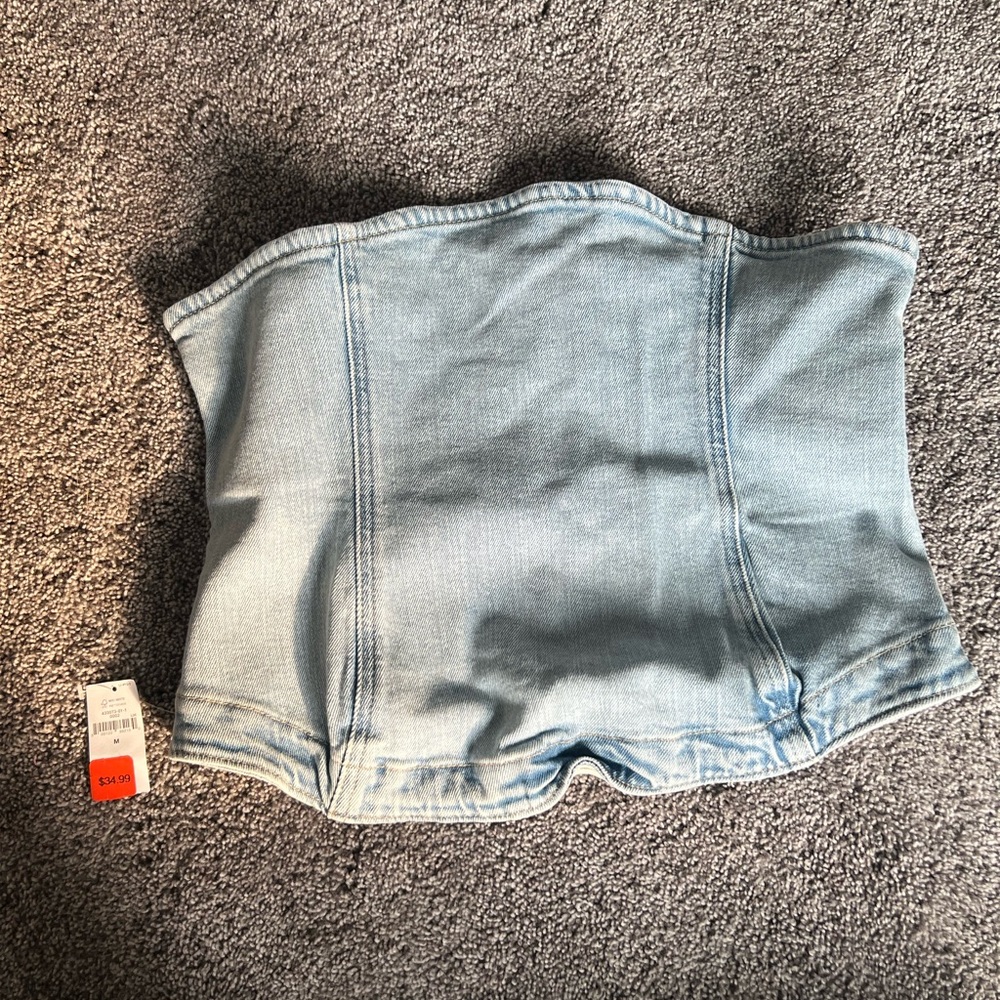 GAP Light Blue Denim Top